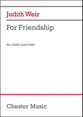 For Friendship : For Violin and Viola cover